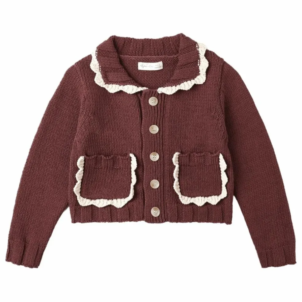 Cardigan Maille Mini | Bordeaux