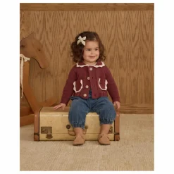 Cardigan Maille Mini | Bordeaux