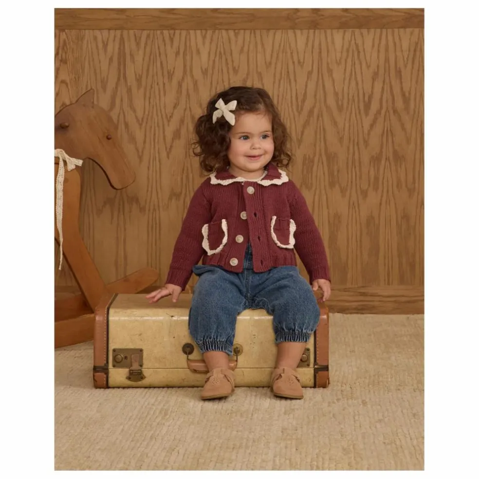 Cardigan Maille Mini | Bordeaux