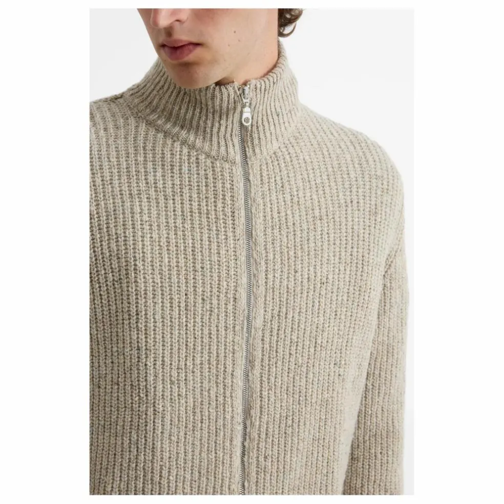 Cardigan Paris | Gris chiné clair