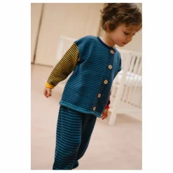 Cardigan Snail Coton Bio | Bleu