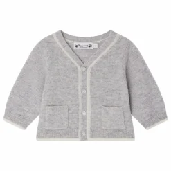 Cardigan Tahiel Cachemire | Gris clair