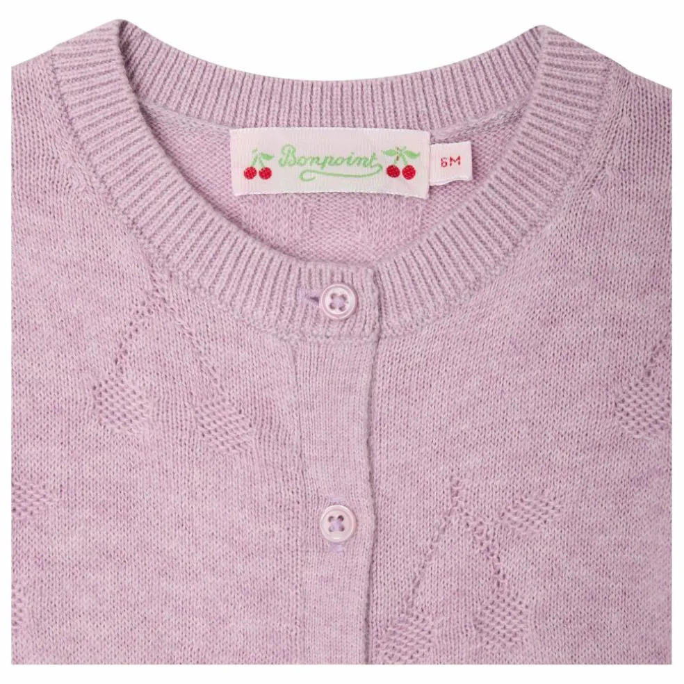 Cardigan Teyana Cerises Coton Bio | Parme