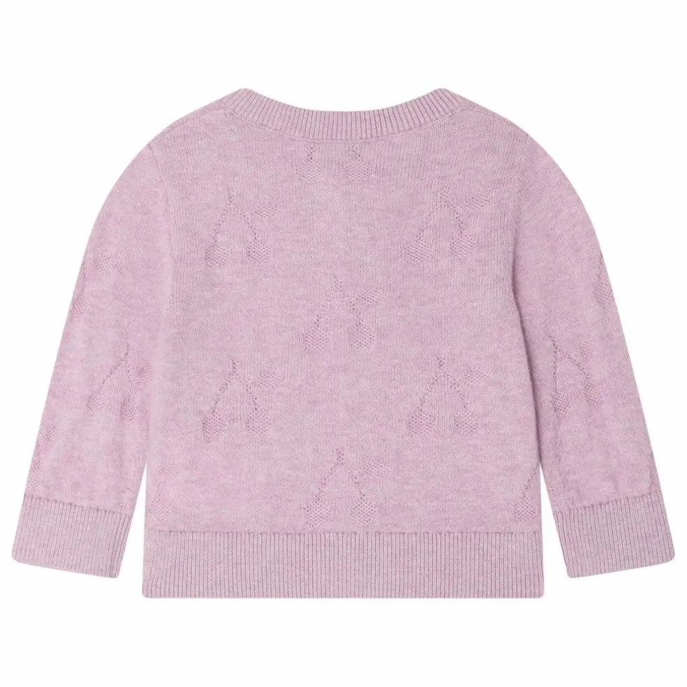 Cardigan Teyana Cerises Coton Bio | Parme