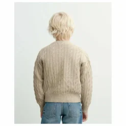 Cardigan Torsades Cachemire | Crème
