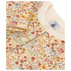 Cardigan Tubique Fleuri | Beige