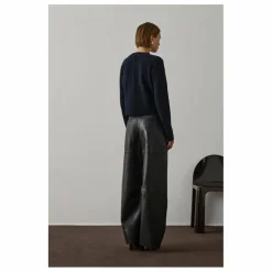 Cardigan Virginia Laine Mérinos | Bleu marine