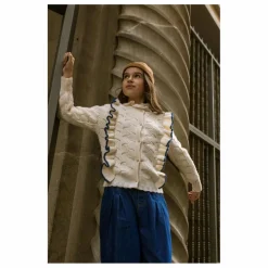 Cardigan Viviana Volants | Crème