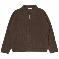 Cardigan Zippé | Marron