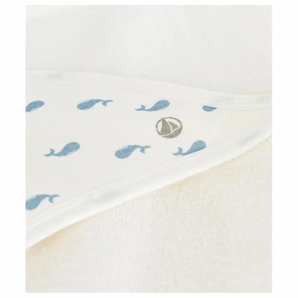Carré de Bain Baleines | Blanc