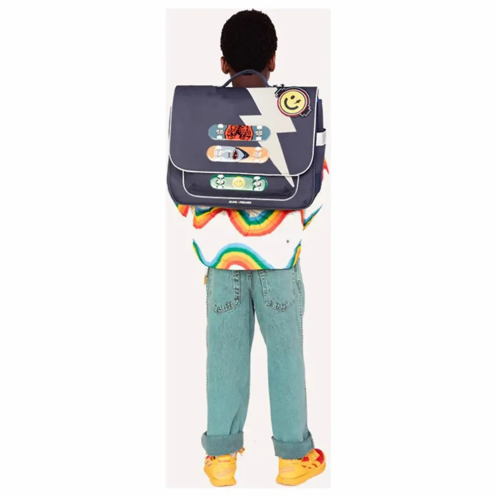 Cartable Midi Skate | Gris anthracite