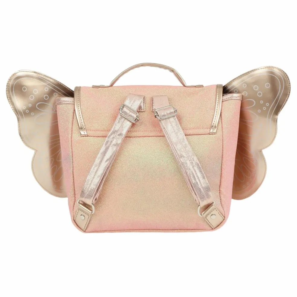 Cartable Papillon Paillette | Corail