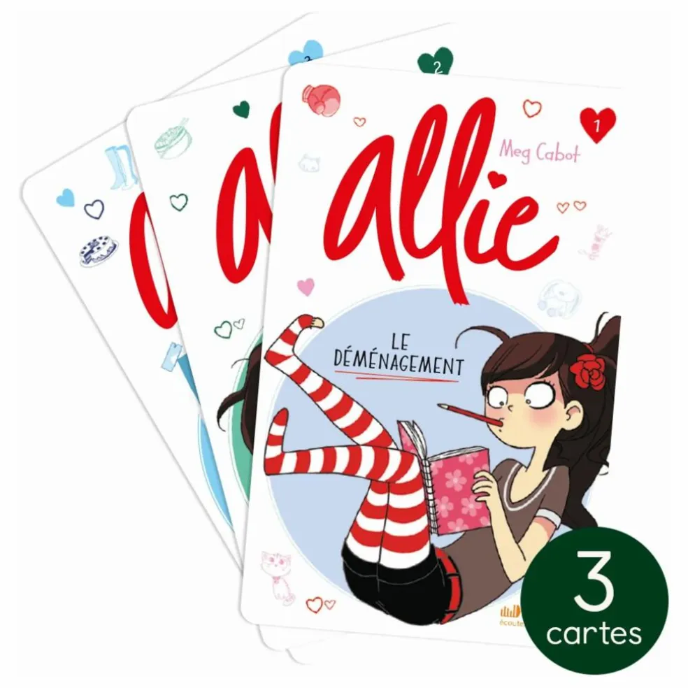 Cartes Le Carnet d'Allie volume 1 à 3 - Pack de 3