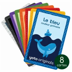 Cartes Les couleurs sont un jeu - Pack de 8