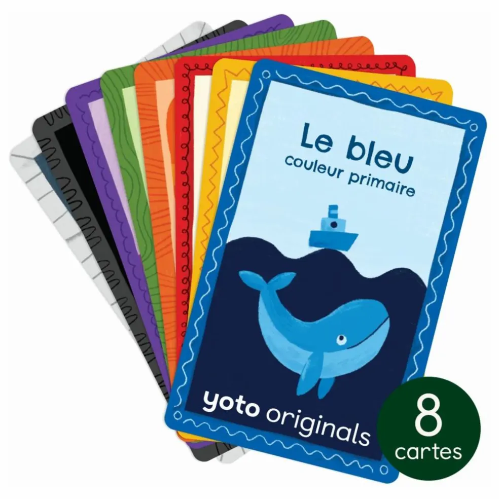 Cartes Les couleurs sont un jeu - Pack de 8