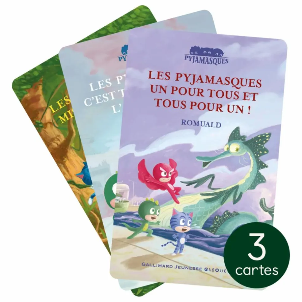 Cartes Pyjamasques - Pack de 3