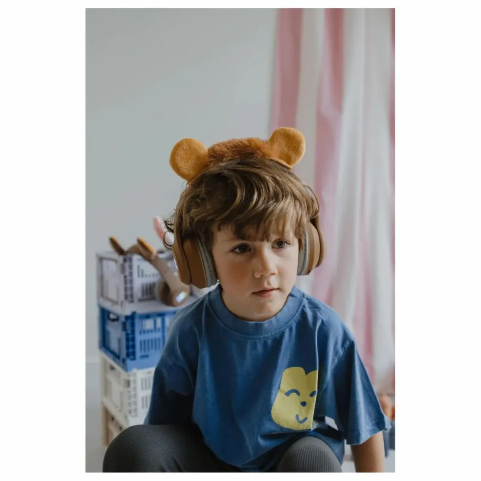 Casque audio Lion | Jaune moutarde