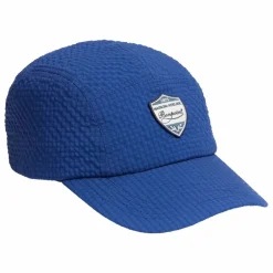 Casquette Erle Carreaux Seersucker Fibres Recyclées | Bleu indigo
