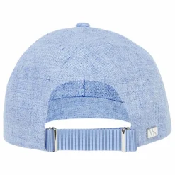 Casquette Lin | Bleu azur