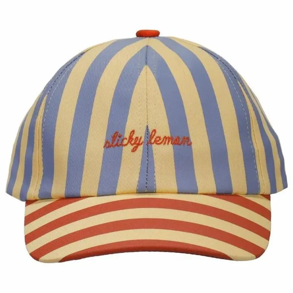 Casquette Rayée | Bleu