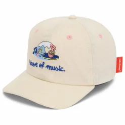 Casquette Visière Courbée Wave Lin | Crème