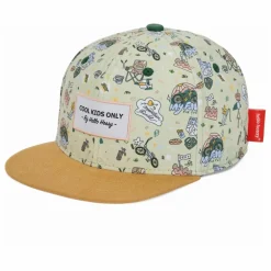 Casquette Visière Plate Moutain Ride Fibres Recyclées | Jaune pâle