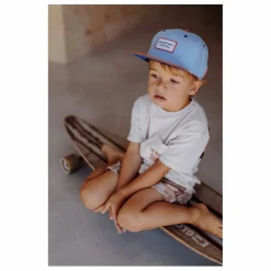 Casquette Visière Plate Unie | Bleu jean