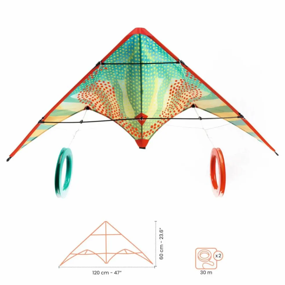 Cerf-volant Red dots