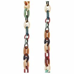 Chaine Longue Ambre 120 cm | Multicolore