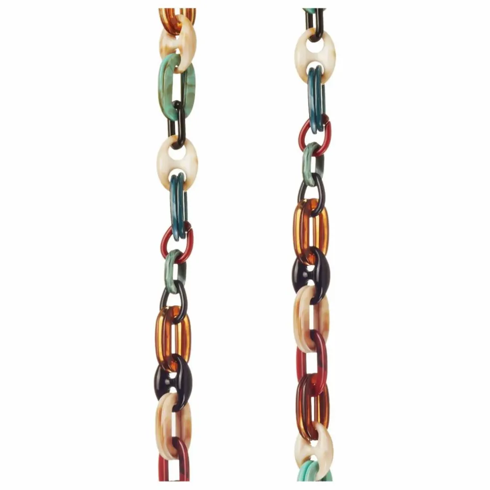 Chaine Longue Ambre 120 cm | Multicolore