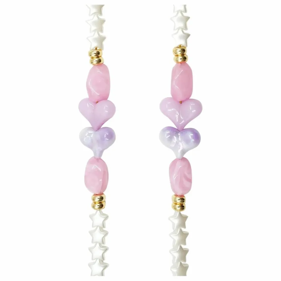 Chaine Longue Ana 100 cm | Violet