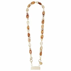 Chaine Longue Andy 120 cm | Beige