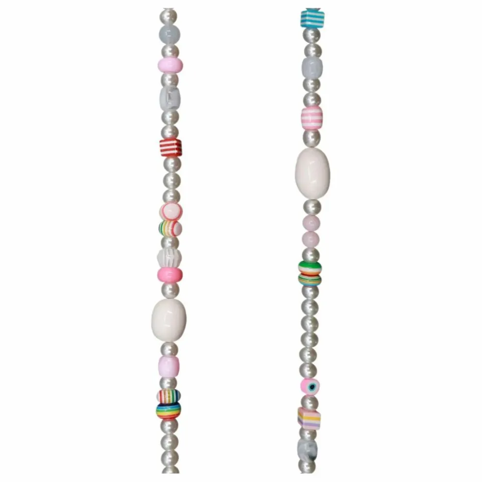 Chaine Longue Blanche 100 cm | Blanc