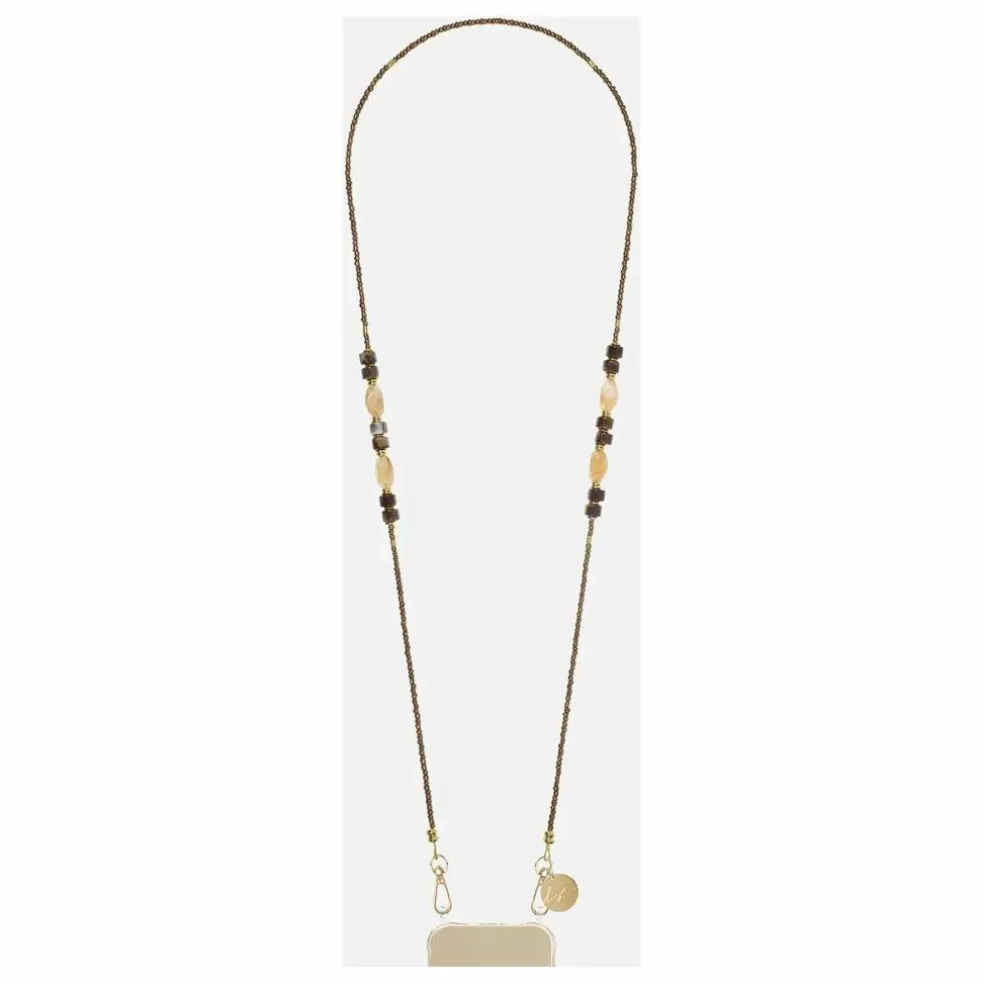 Chaine Longue Chiara 120 cm | Marron