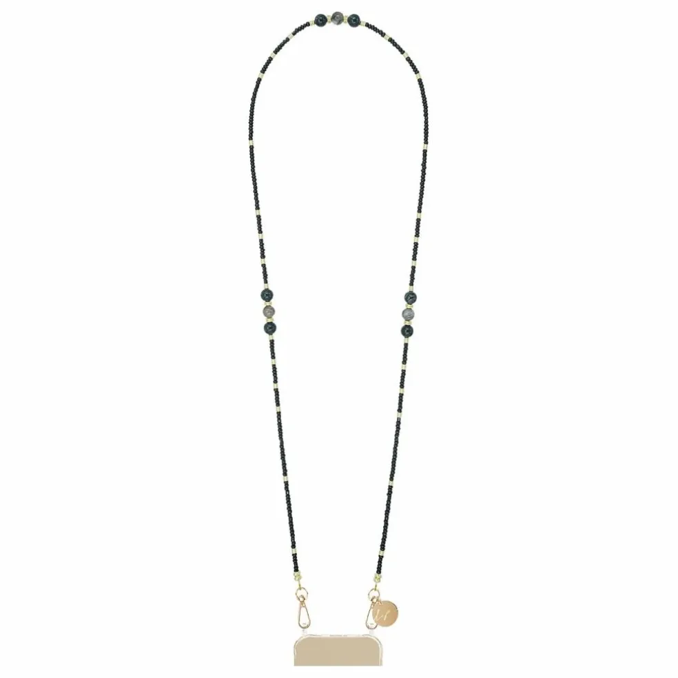Chaine Longue Iris 120 cm | Noir