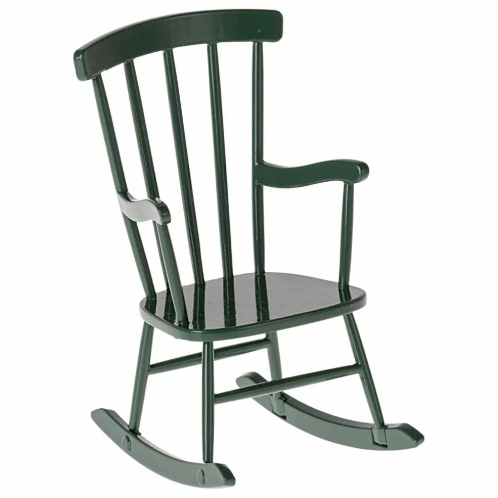 Chaise à bascule | Vert foncé