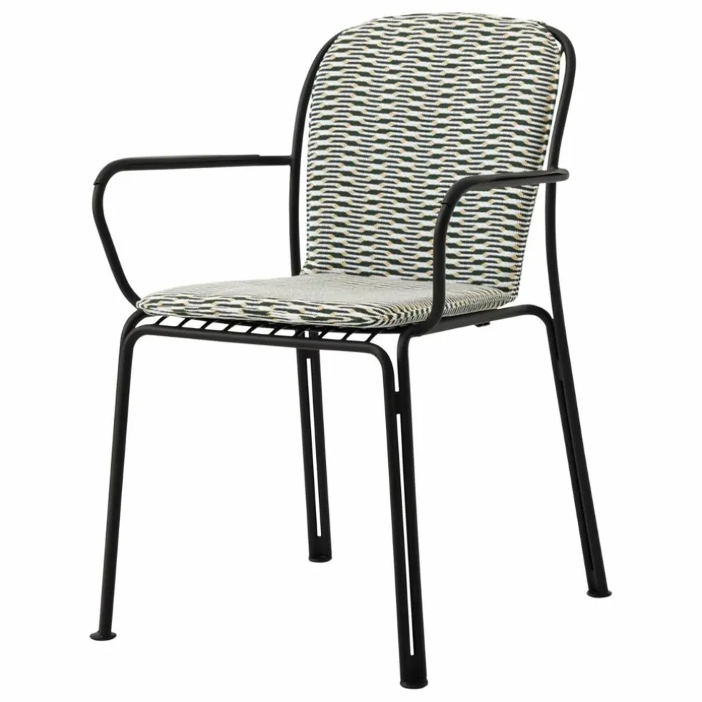 Chaise avec accoudoirs Thorvald SC95, Space Copenhagen | Noir