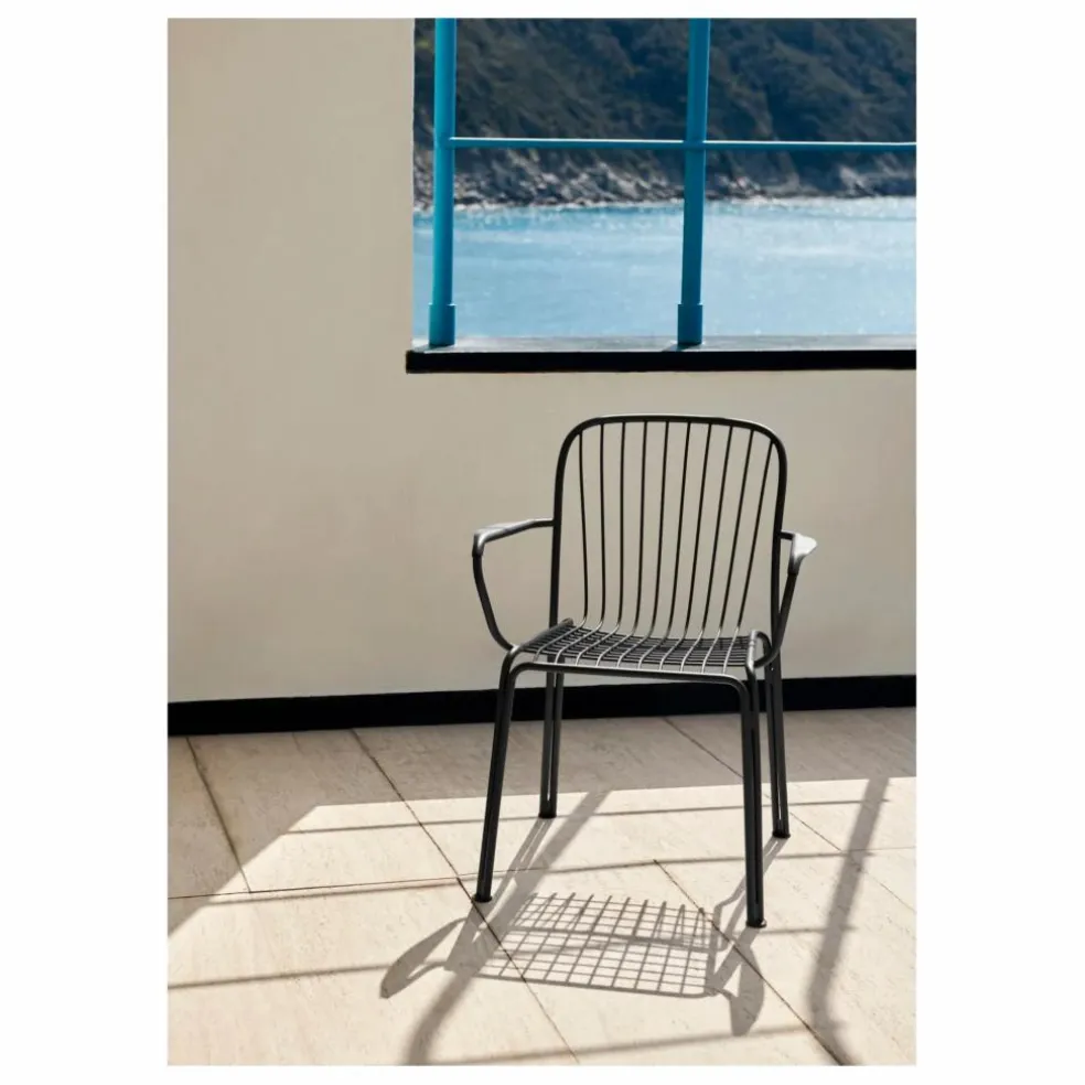 Chaise avec accoudoirs Thorvald SC95, Space Copenhagen | Noir
