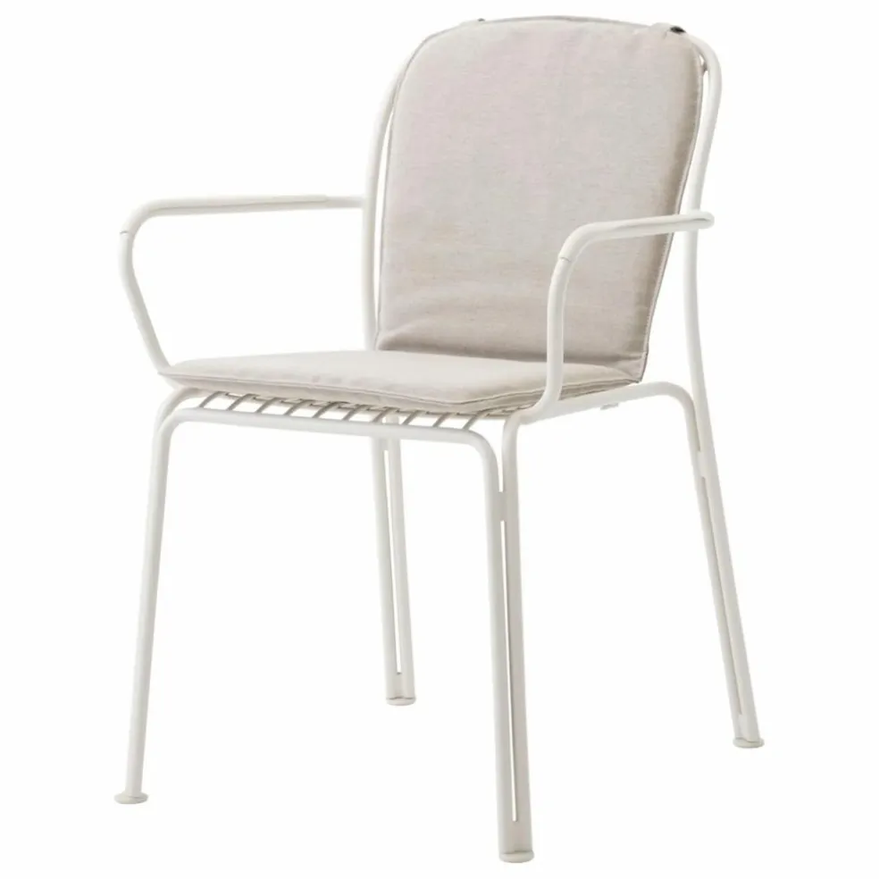 Chaise avec accoudoirs Thorvald SC95, Space Copenhagen | Ivoire