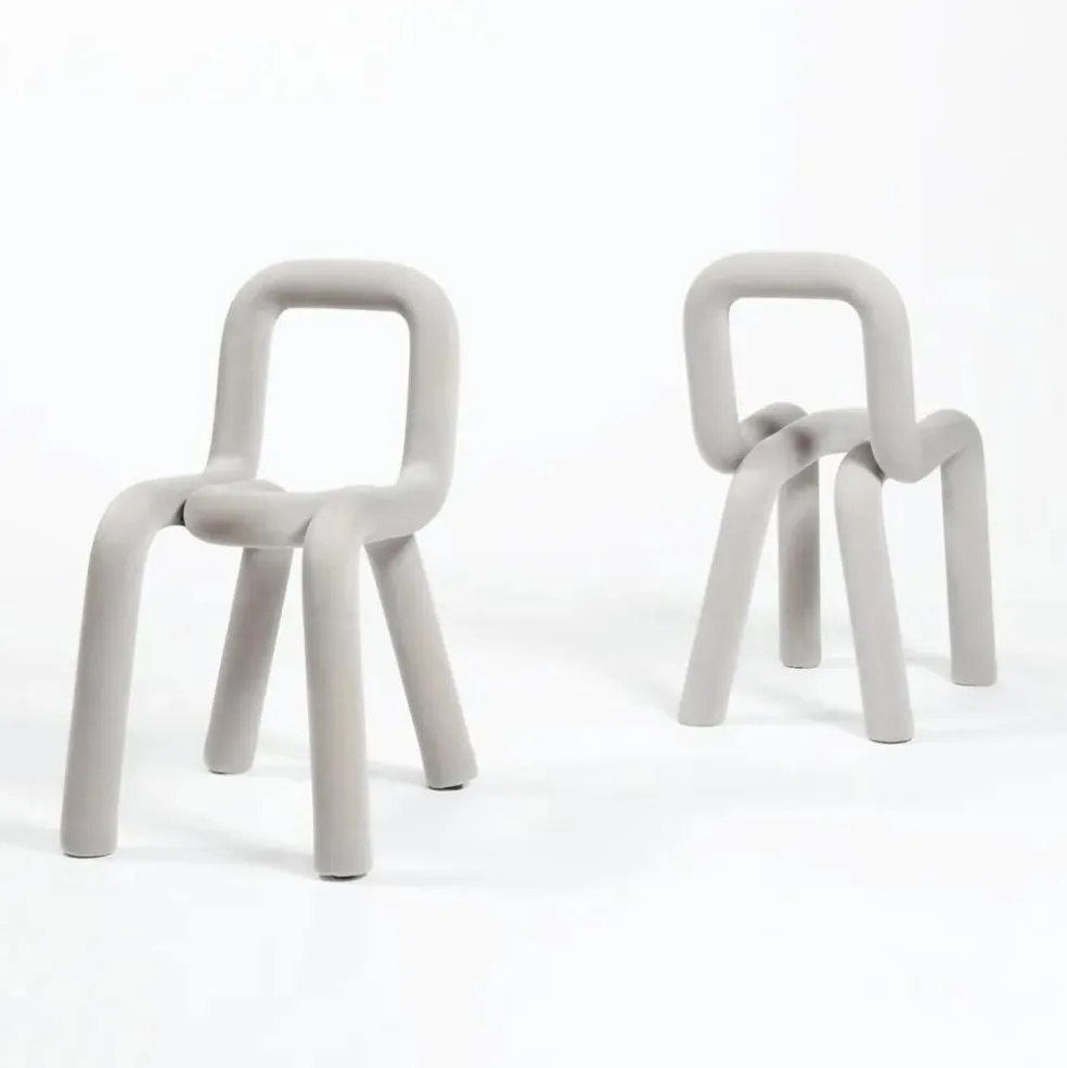 Chaise Bold, Big Game | Gris clair
