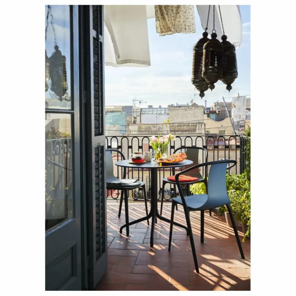 Chaise Bouroullec Belleville plastic | Bleu de mer