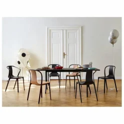 Chaise Bouroullec Belleville plastic | Noir foncé