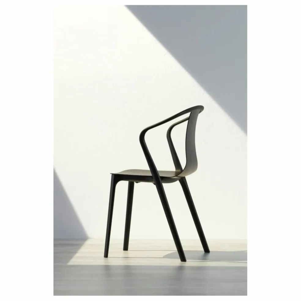Chaise Bouroullec Belleville plastic | Noir foncé