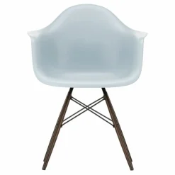 Chaise DAW - piétement érable - Charles & Ray Eames | Gris bleuté