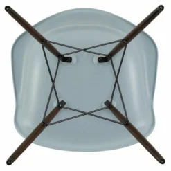 Chaise DAW - piétement érable - Charles & Ray Eames | Gris bleuté