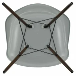 Chaise DAW - piétement érable - Charles & Ray Eames | Gris clair