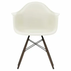 Chaise DAW - piétement érable - Charles & Ray Eames | Gris galet