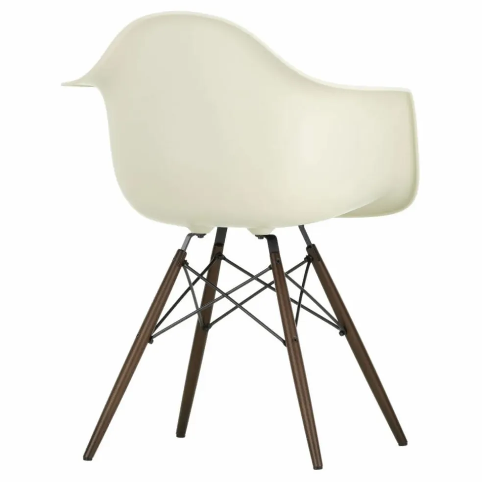 Chaise DAW - piétement érable - Charles & Ray Eames | Gris galet