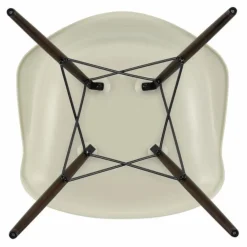 Chaise DAW - piétement érable - Charles & Ray Eames | Gris galet