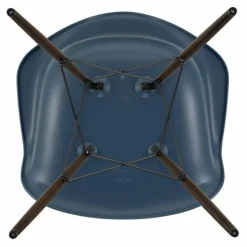 Chaise DAW - piétement érable - Charles & Ray Eames | Bleu de mer